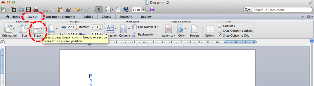 Word For Mac Page Break
