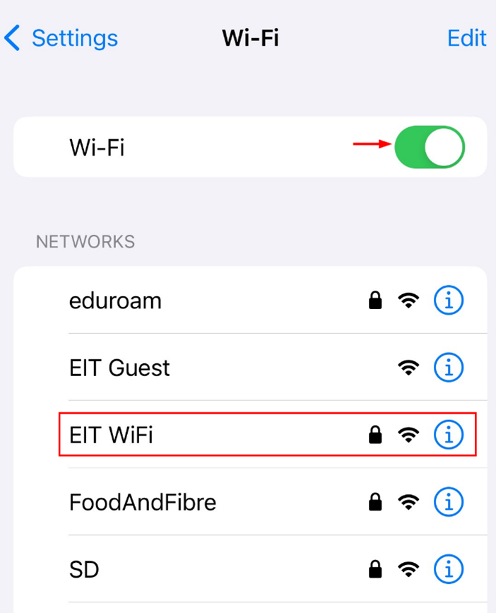 iOS wireless connections