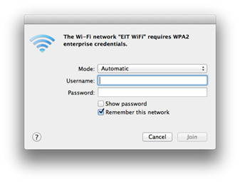 Mac Wireless authentication